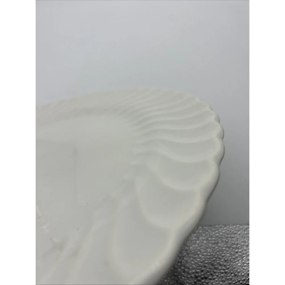 Vintage Sheffield‎ bone white serving tray USA